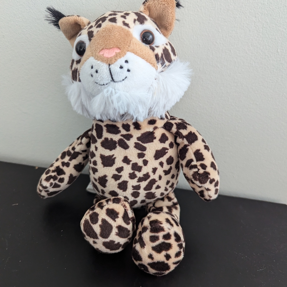 Vintage Kinder Surprise Leopard Print Plush Toy